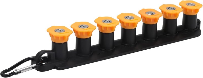 VIPRUSH Pressure Washer Tips, 7 Pack Power Washer Nozzle Tips, 15 Degree Yellow, 1/4 Inch Quick Connect, 4000 PSI - Image 1